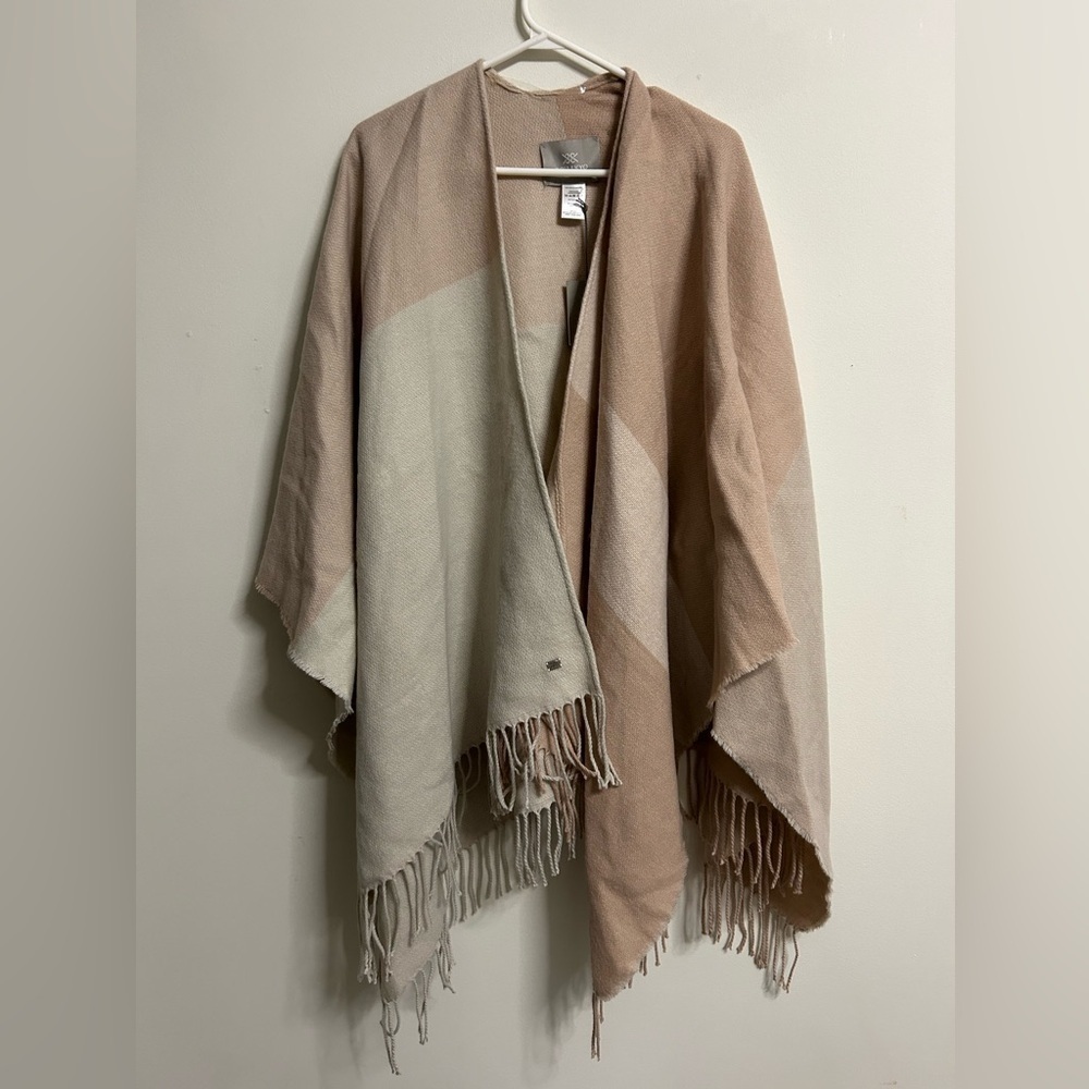 Soia & Kyo Colourblock Pattern Cape